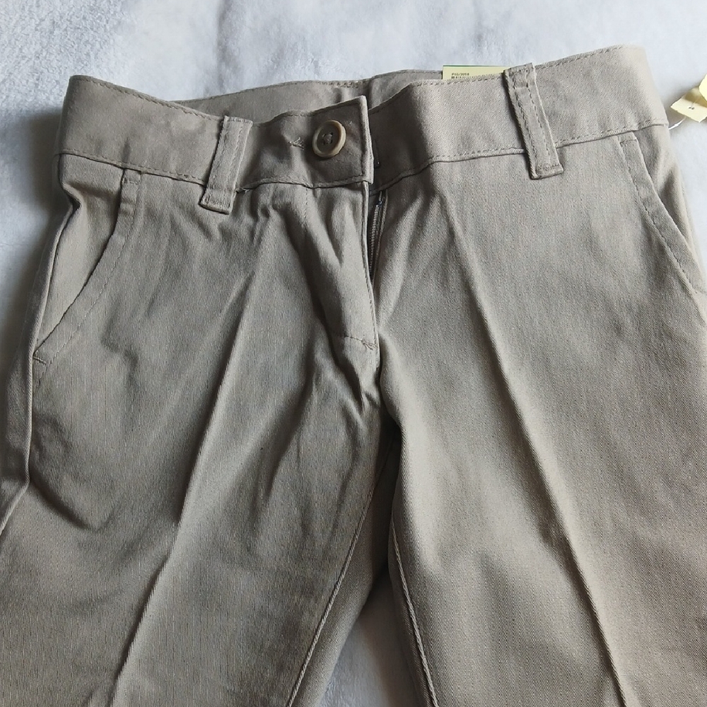 Stylish Girl's Tan Casual Pants